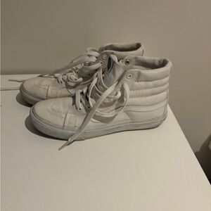 Classic White High-Top Vans